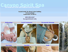 Tablet Screenshot of canyonspiritspa.com